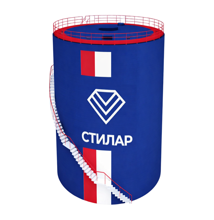 Цельносварной резервуар РВС для масла 15 м³ от завода-производителя