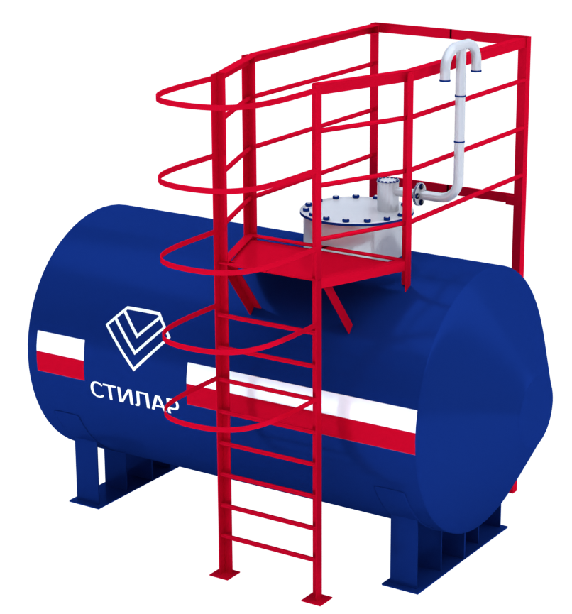 Горизонтальный резервуар РГСН для питьевой воды 25 м³ от завода-производителя